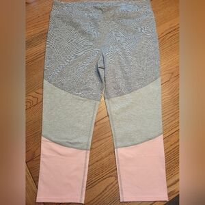 Gray and Pink Leggings
